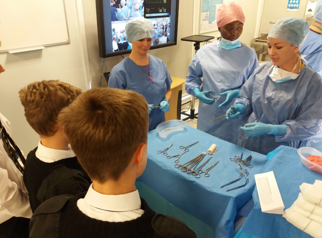 Hull and East Riding students enjoy a day in the life of the NHS