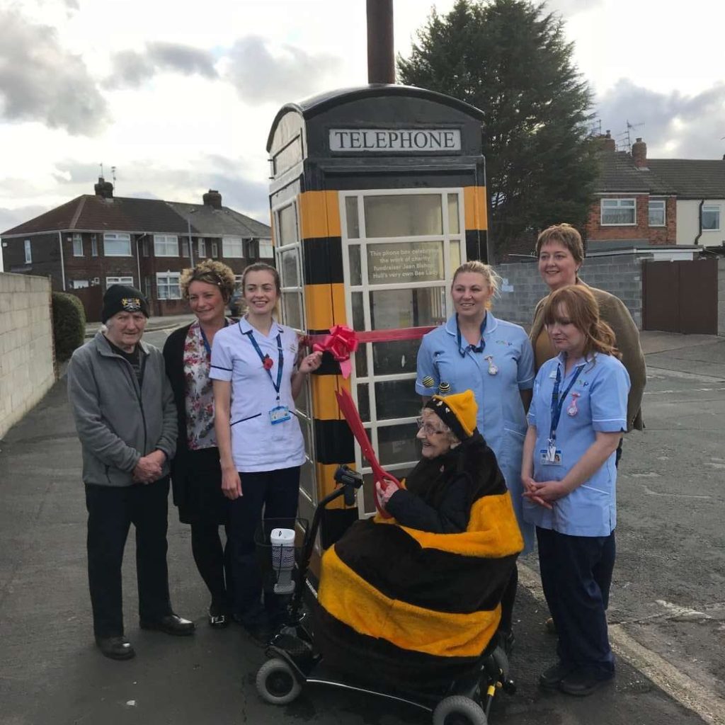 New feature phone box welcomed near the Jean Bishop Integrated Care Centre