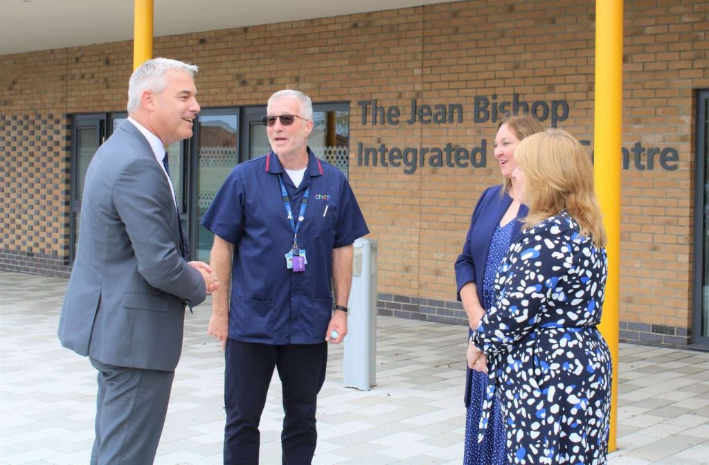 Health and Social Care Secretary visits Jean Bishop Integrated Care Centre